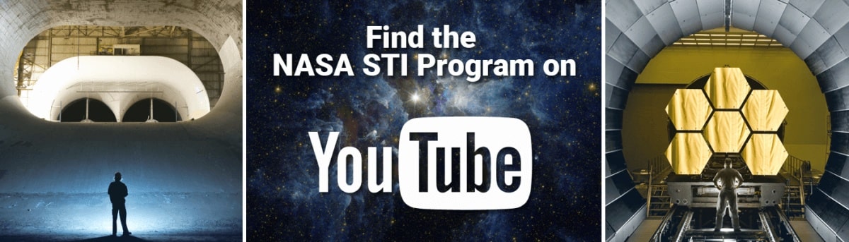 find STI Compliance and Distribution Services on youtube over images of scientists in test facilities and image of stars in space